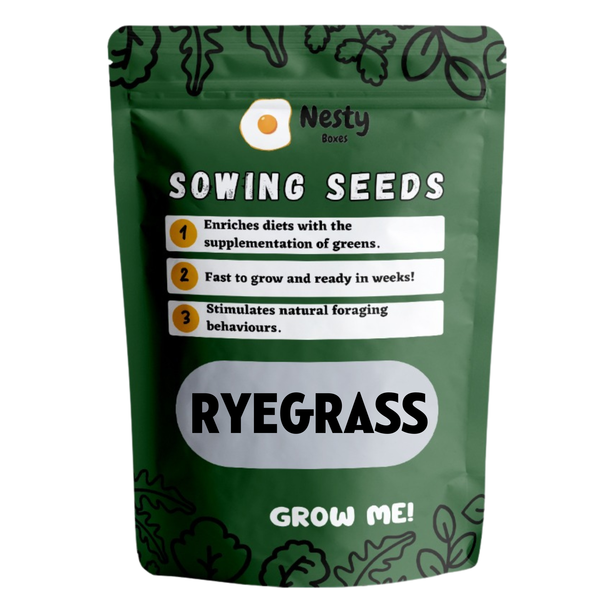 Ryegrass Sowing Seeds For Poultry Forage And Grazing Nestyboxes Nesty Boxes